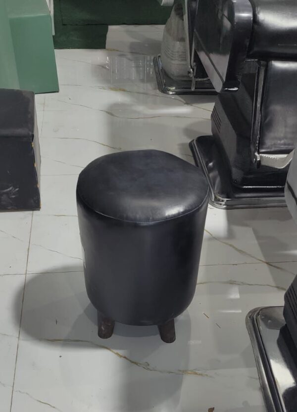 Premium Round Salon Ottoman Stool