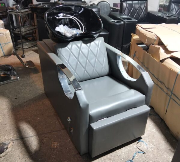 The Slate Diamond-Tufted Backwash Unit