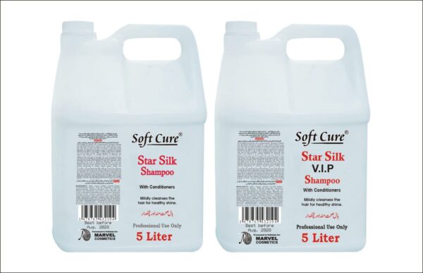 Soft Cure Star Silk Shampoo (5 Liter) pack of 2