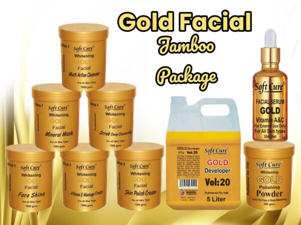 Soft Cure Gold Facial Jumbo Package